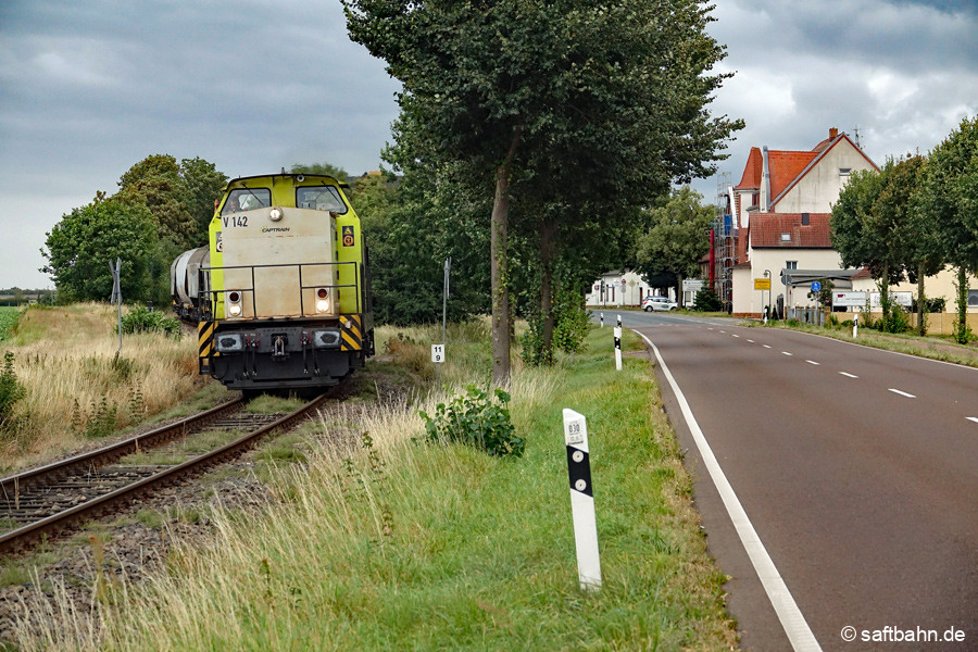 Ausfahrt in Großzöberitz.