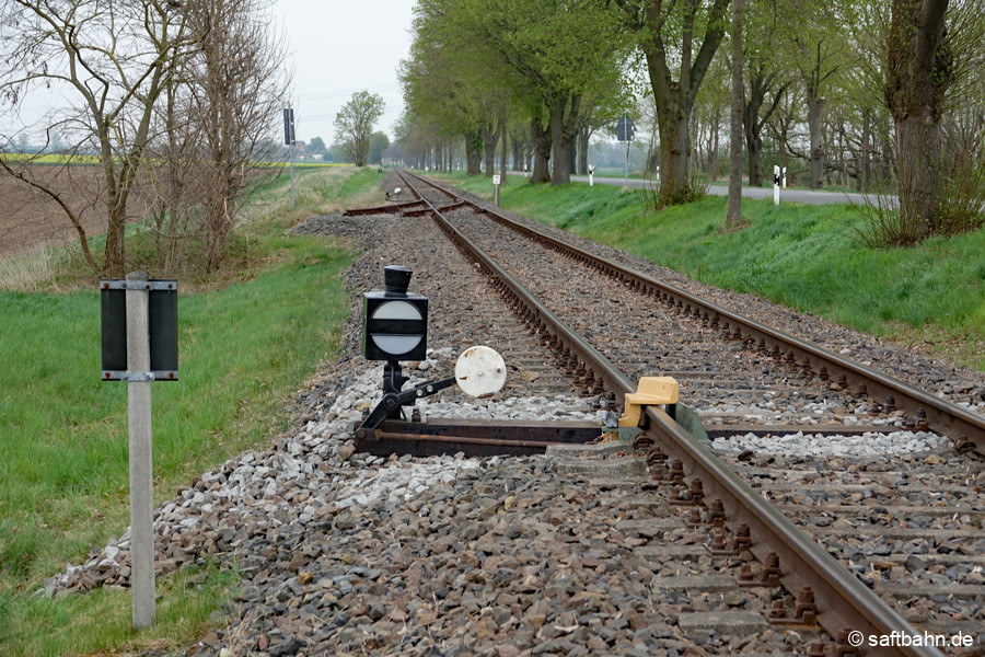 Gleissperre am 17.04.25.