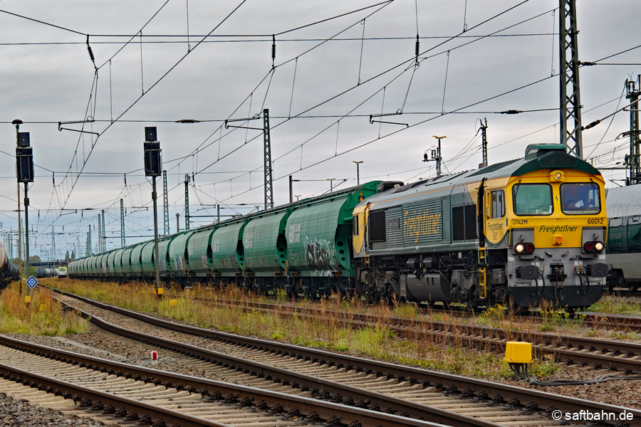 Bahnhof Bitterfeld am 04.10.2025.