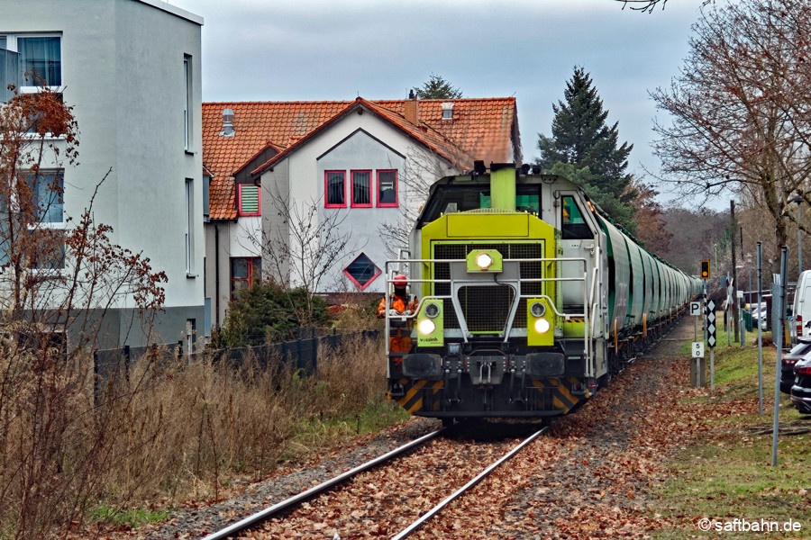 Mit der langen Leine durch Sandersdorf.