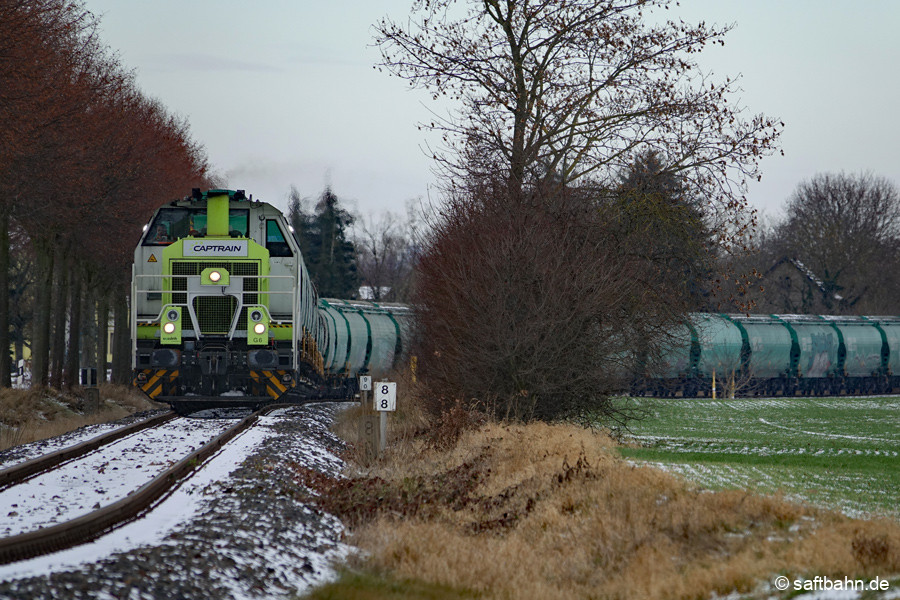 Ausfahrt Heideloh mit 37 Wagen.