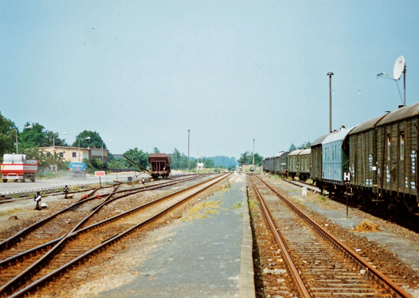 Blick auf die Ladestraße am 27.06.1994